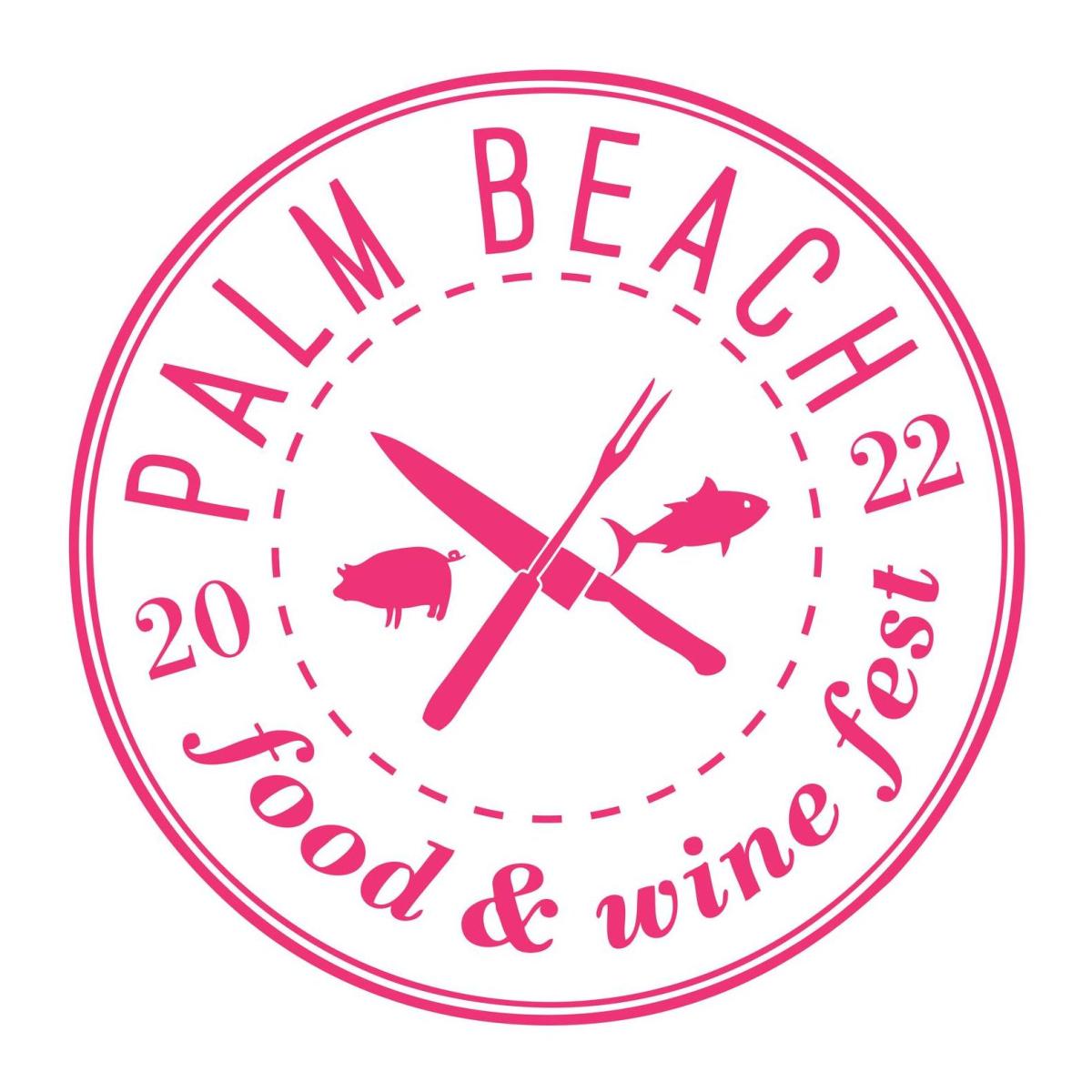 Palm Beach Food & Wine Festival logo 2022