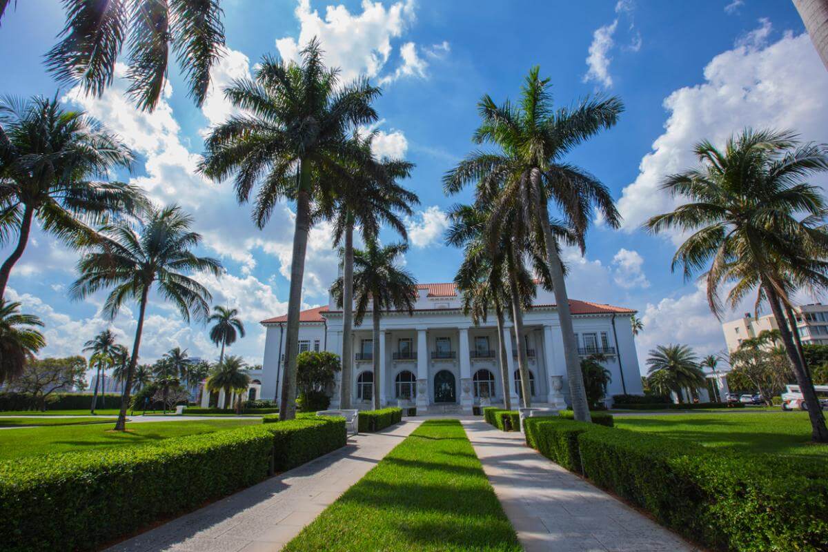 Exterior of the Flagler Museum