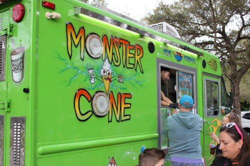 Monster Cone Ice Cream Truck 